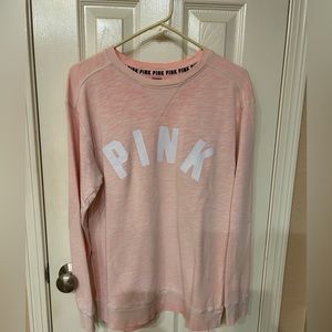 Pink VS pullover sweatshirt, size XS